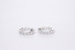 pt900 Inlay Laboratory CVD Cultivation Diamond 2.16ct Stud Earrings